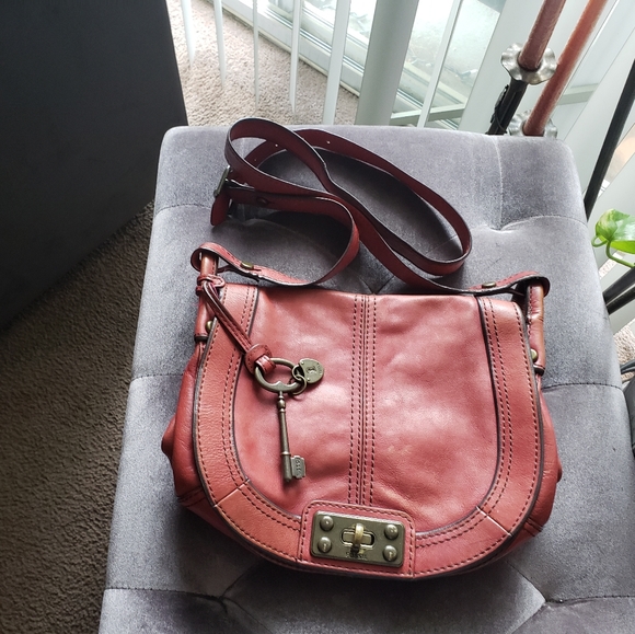 Fossil Bags Fossil Vintage Reissue Flap Crossbody Brown Leather